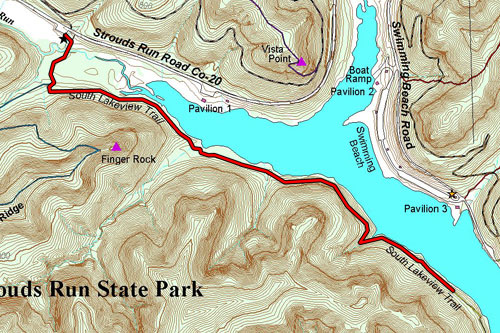 Strouds Run, South Lakeview Trail